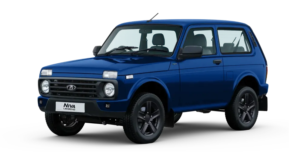 LADA Niva Legend 3-дв синий «Атлантика»&nbsp;— студийный рендер