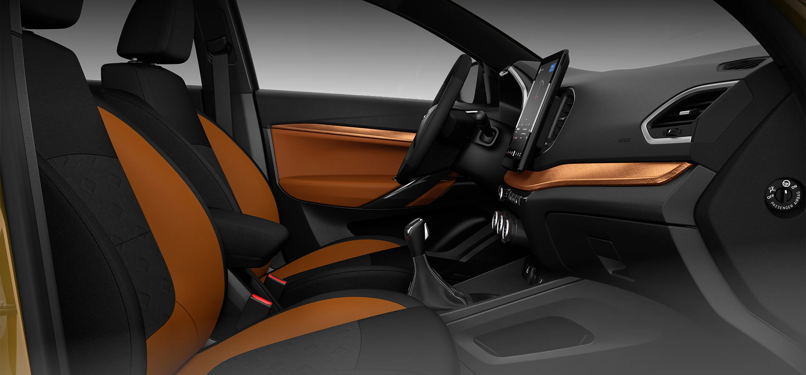 Интерьер LADA Vesta SW Cross&nbsp;— приборная панель, руль, мультимедийный экран